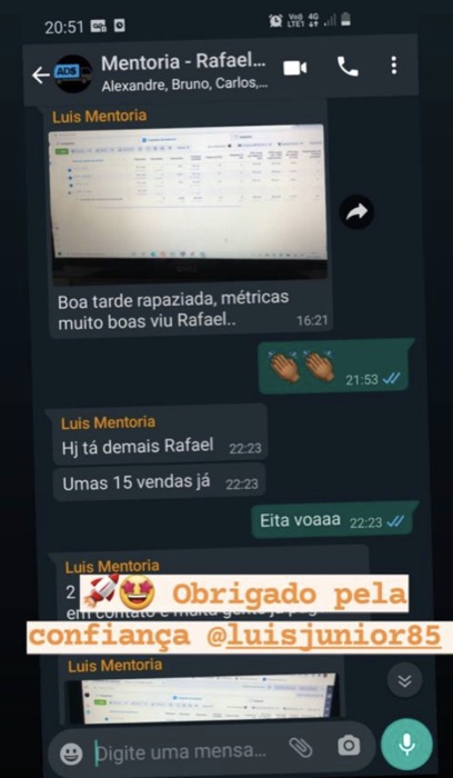 Depoimento Luis - 15 vendas